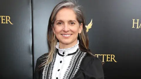 Getty Images Christine Jones at the opening of Harry Potter and the Cursed Child on Broadway in 2018