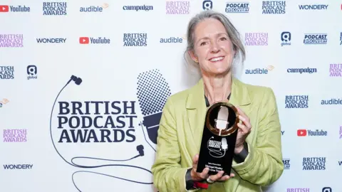 PA Media Dr Clare Bailey Mosley at the British Podcast Awards.