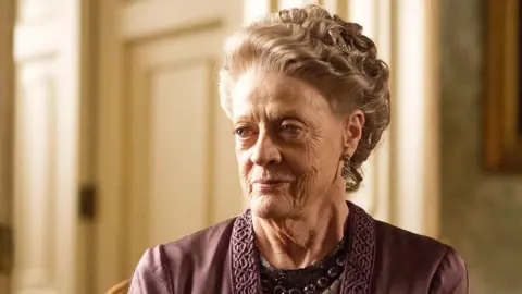 Alamy Dame Maggie Smith in Downton Abbey