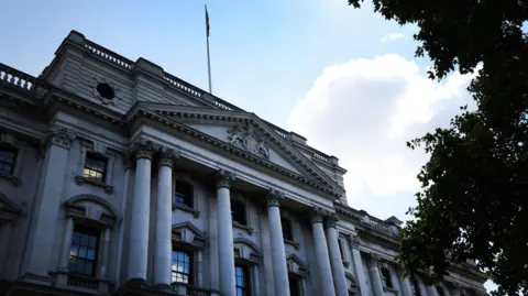 Getty Images Photo of the Treasury building in London