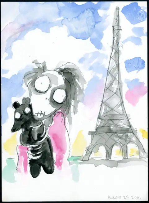 Tim Burton (Teddy Bear in Paris), 2001. Private Collection