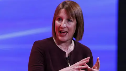 Getty Images Chancellor Rachel Reeves during the International Investment Summit at the Guildhall