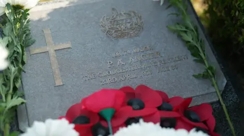 Major Patrick Angier's grave