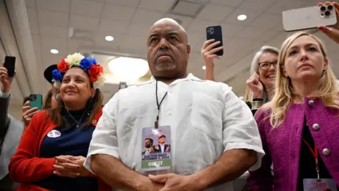 Reuters Republican supporters at a watch party in Wisconsin