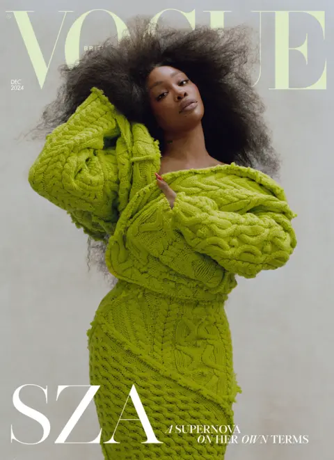 Vogue SZA on the cover of British Vogue