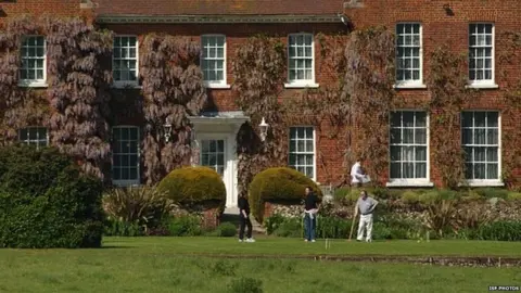 ISF PHOTOS John Prescott playing croquet at his grace-and-favour Dorneywood residence