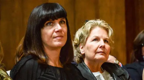 Getty Images Catherine Mayer and Sandi Toksvig at the launch of the party in 2015 