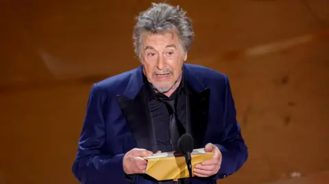 Getty Images Al Pacino at the 96th Annual Oscars held at the Dolby Theatre on 10 March, 2024 in Los Angeles, California