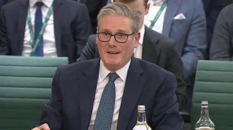 UK Parliament Sir Keir Starmer appearing at the Liaison Committee