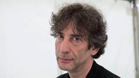 Getty Images Neil Gaiman looking into the camera