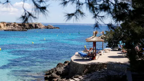 Reuters A picture of a beach on the Spanish island of Mallorca