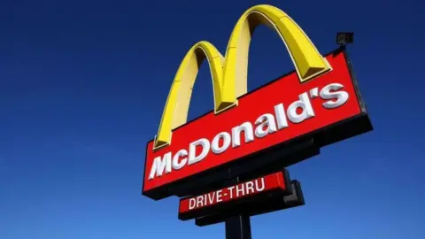 Getty Images A picture of McDonalds logo