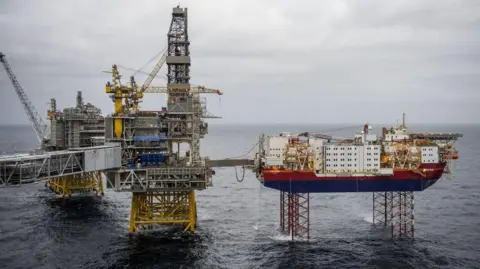 Getty Images A Norwegian oil rig