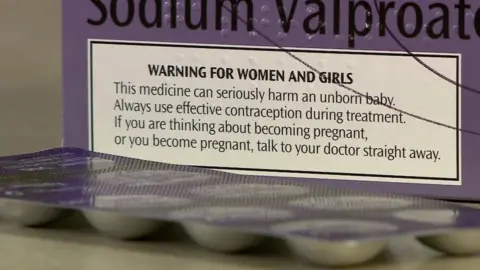 Warning on valproate pill packet