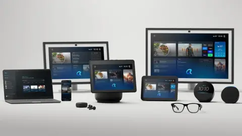 Amazon A series of devices each running Alexa+. These range from a laptop to a phone, smart speakers to glasses.