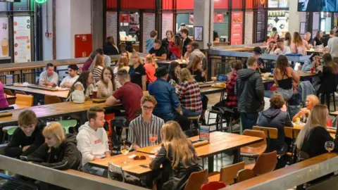 Getty Images A food hall in Warsaw