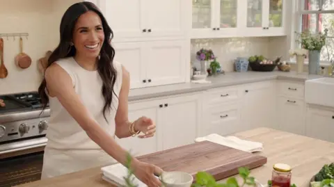 Netflix Meghan in the kitchen in her new Netflix series