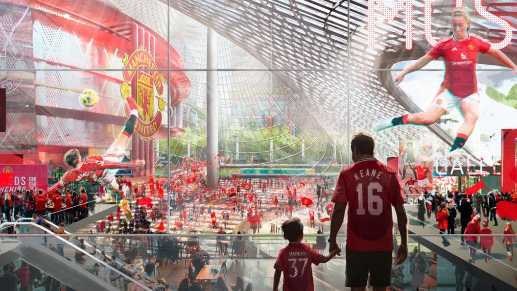 Manchester United's planned new stadium