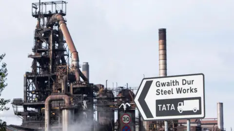 Reuters One of the decommissioned blast furnaces at the Port Talbot steelworks