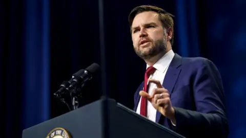 Getty Images JD Vance at the National Prayer Breakfast